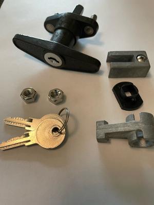 (image for) Accordion Shutter Lock Replacement - T-Lock - Click Image to Close